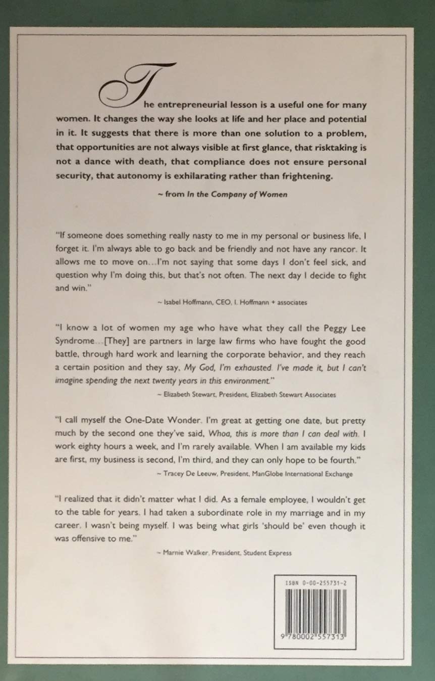 In the Company of Women: Canadian Businesswomen Talk About What It Takes to Create and Manage a Successful Business (Katherine Gay)