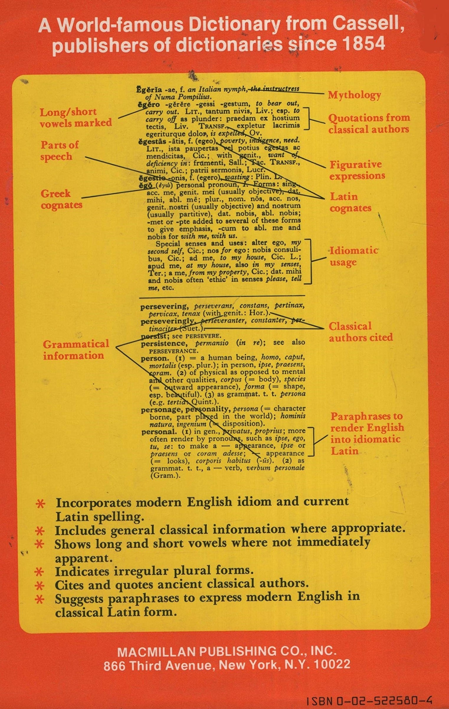 Cassell's Standard Latin Dictionary (Simpson, D. P)