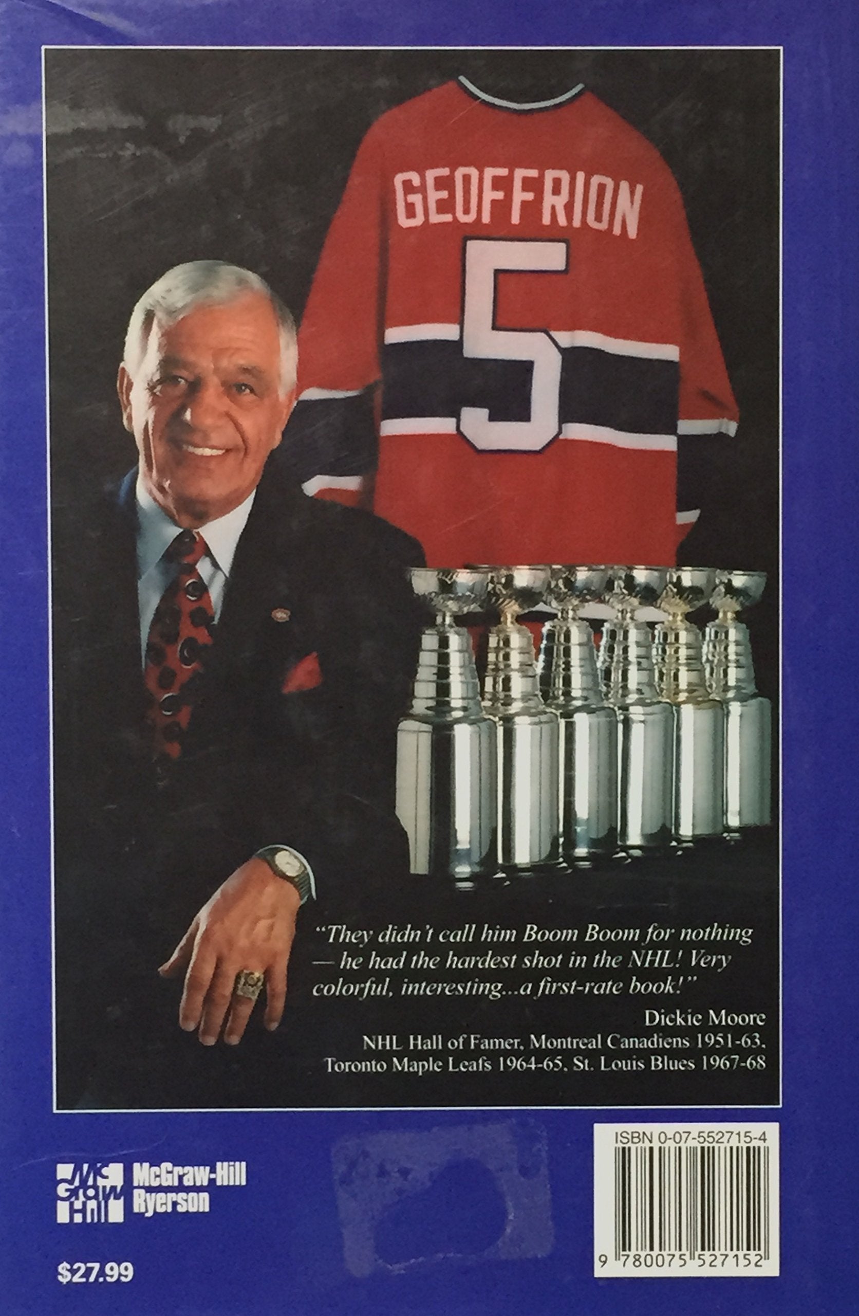 Boom Boom Geffrion: The Life and Times of Bernard Geoffrion (Bernard Geoffrion)