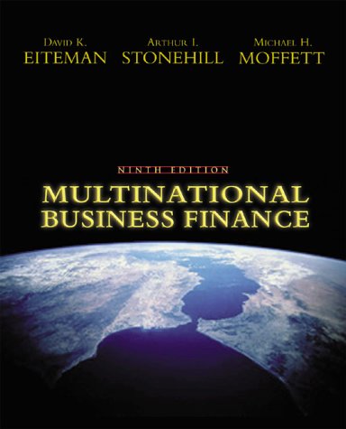 Livre ISBN 0201635380 Multinational Business Finance (David K. Eiteman)