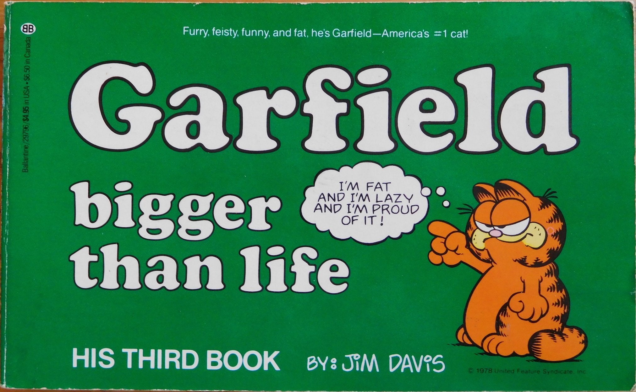 Livre ISBN 0345297962 Garfield : Garfield Bigger Than Life (Jim Davis)