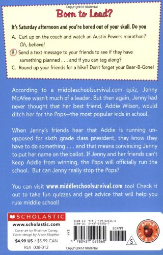 How I Survived Middle School # 2 : Madame President (Nancy E. Krulik)