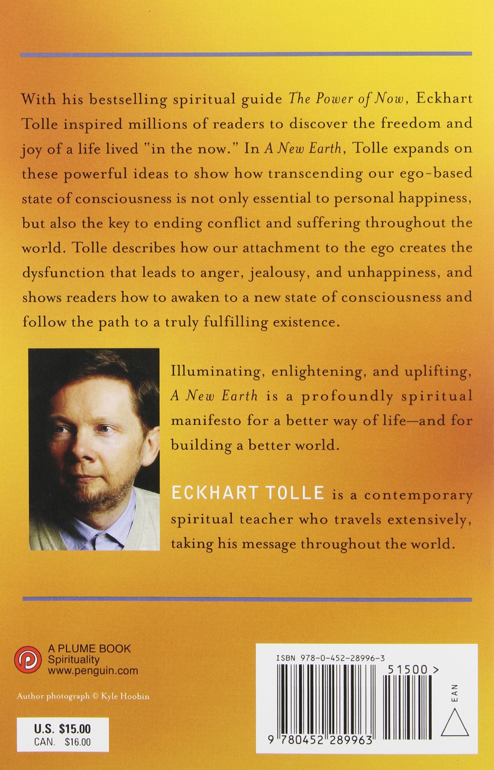 A New Earth: Awakening to Your Life's Purpose (Oprah's Book Club, Selection 61) (Eckhart Tolle)