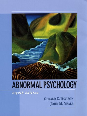 Livre ISBN 0471318116 Abnormal Psychology (Gerald C. Davison)