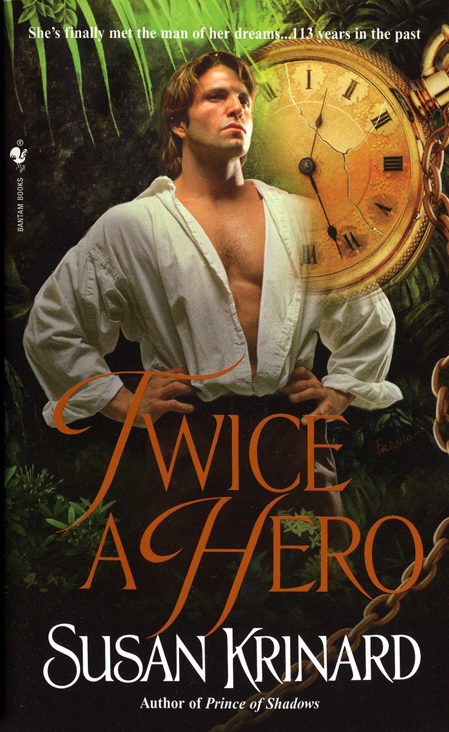 Livre ISBN 055356918X Twice a Hero (Susan Krinard)
