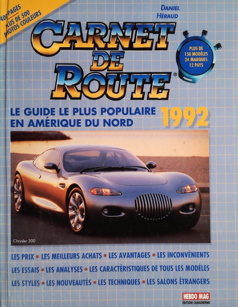 Livre ISBN Carnet de Route 1992 (Daniel Héraud)
