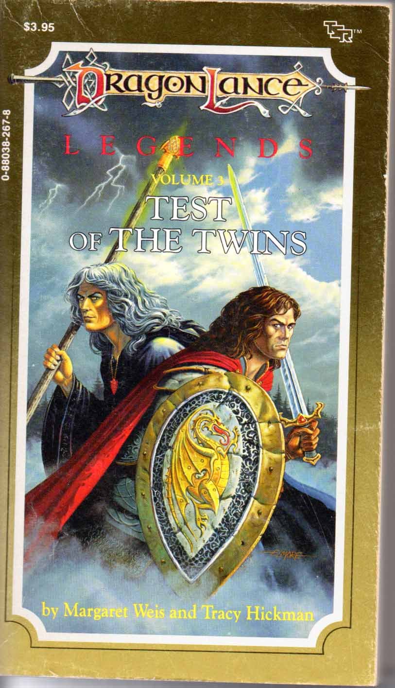 Livre ISBN 0880382678 Dragon Lance Legends # 3 : Test of the Twins (Margaret Weis)