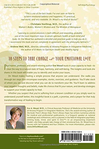 10 Steps to Take Charge of Your Emotional Life: Overcoming Anxiety, Distress, and Depression Through Whole-Person Healing (Eve A. Wood)