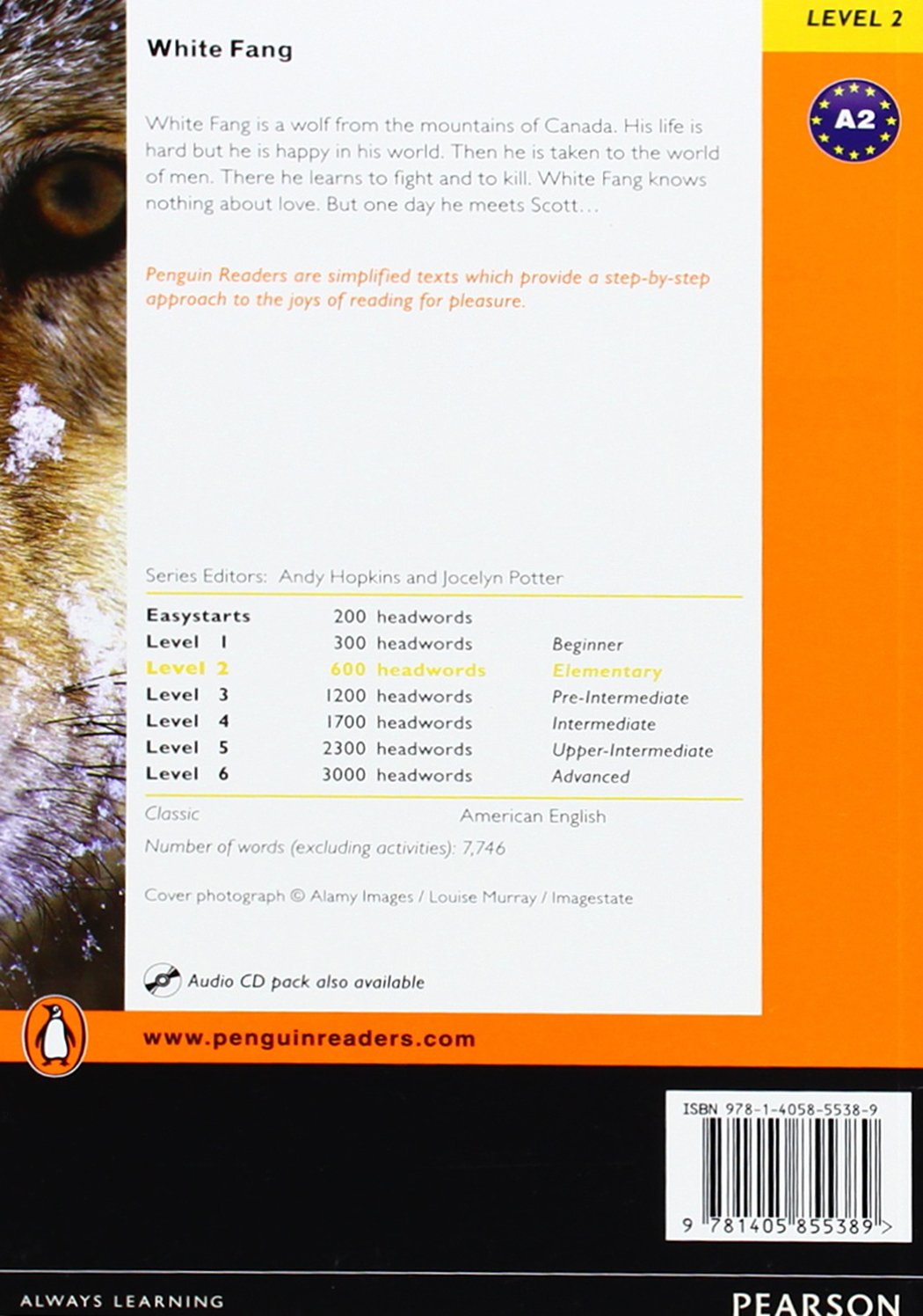 Penguin Readers : White Fang (Jack London)