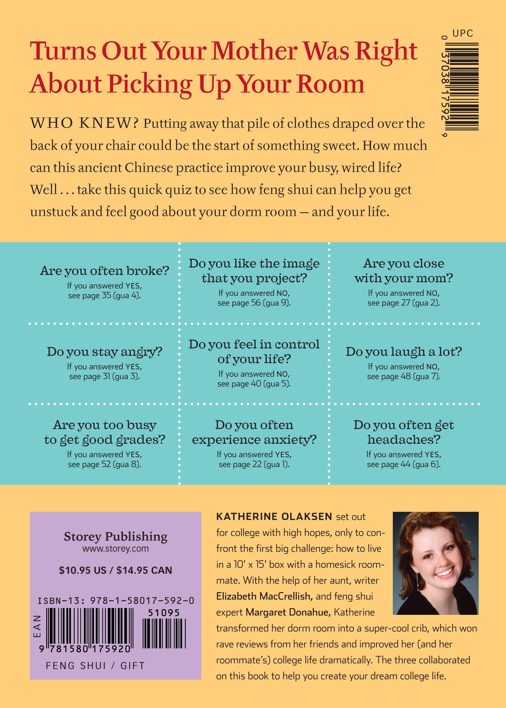 Dorm Room Feng Shui: Find Your Gua, Free Your Chi (Katherine Olaksen)