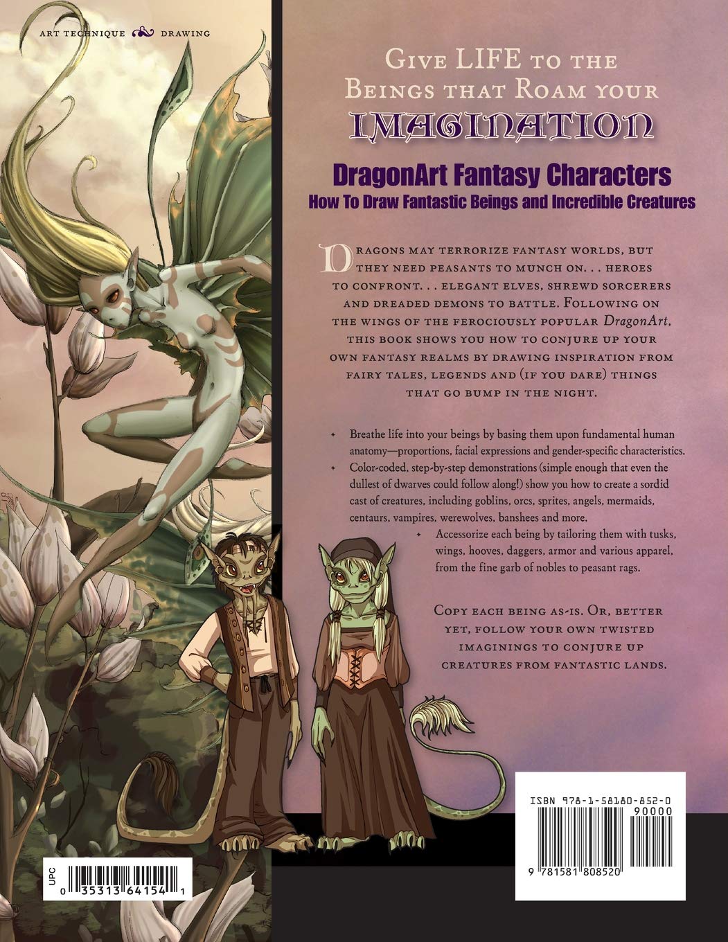 Dragonart Fantasy Characters How To Draw Fantastic Beings & Incredible Creatures