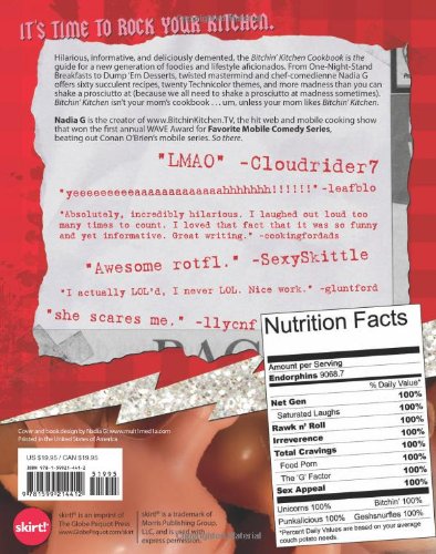 Bitchin' Kitchen Cookbook: Rock Your Kitchen--And Let The Boys Clean Up The Mess (Nadia Giosia)