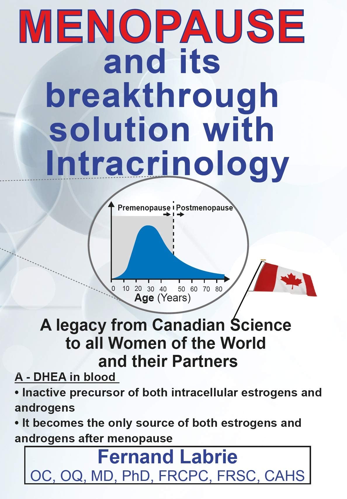 Livre ISBN 1999452712 Menopause and its breakthrough solution with intracrinology (Fernand Labrie)