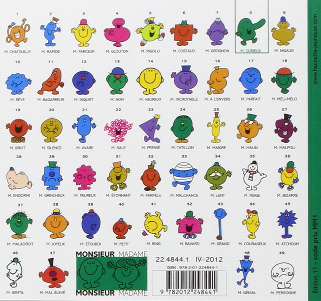 Monsieur Madame : M. Curieux (Roger Hargreaves)