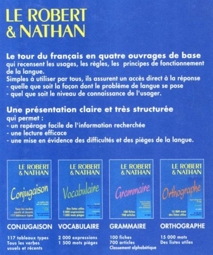 Vocabulaire - Le Robert - Nathan