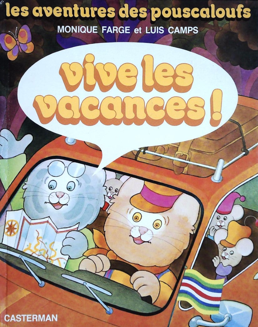 Livre ISBN 2203122021 Les aventures des pouscaloufs : Vive les vacances! (Monique Farge)
