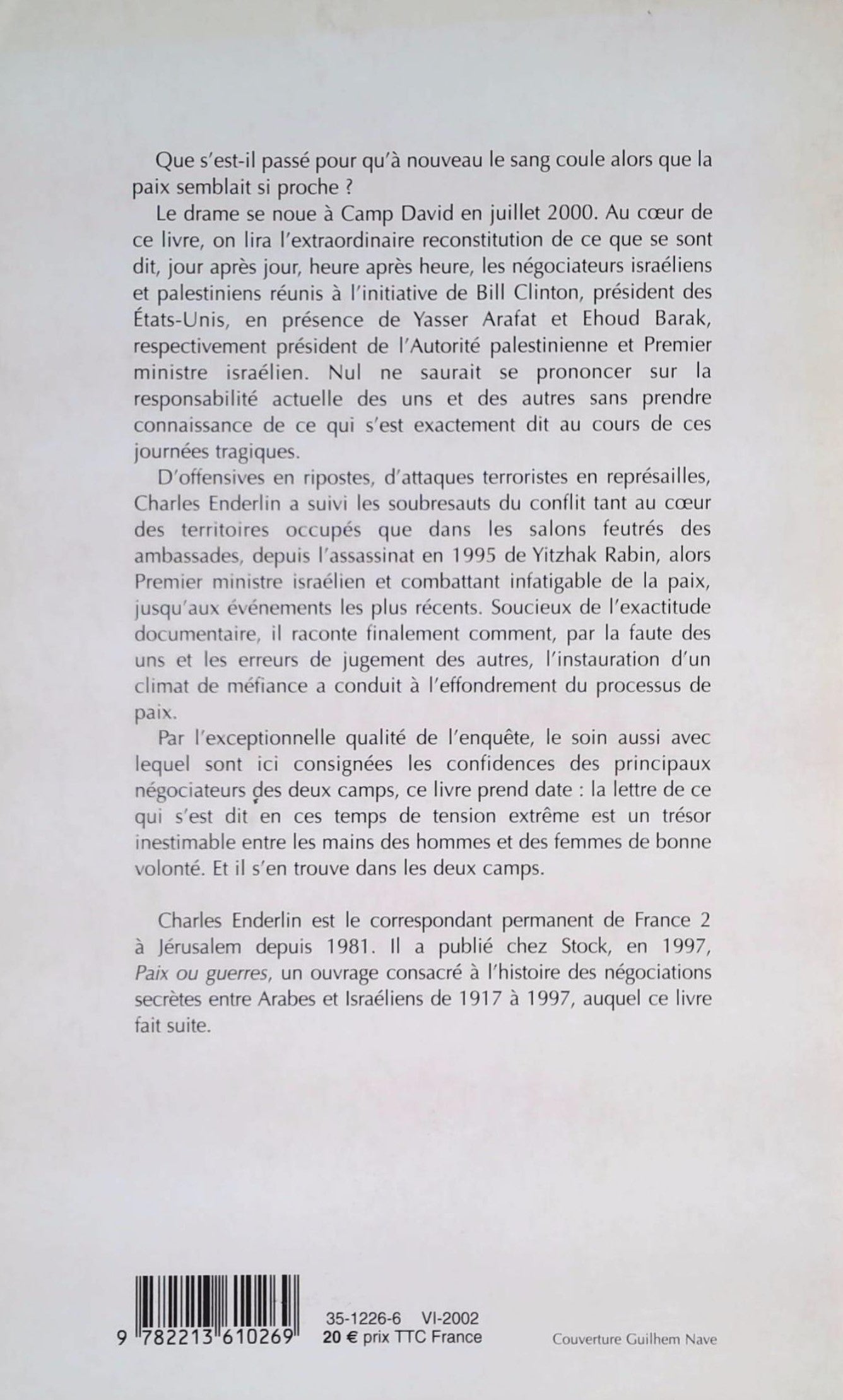 Le rêve brisé (Charles Enderlin)