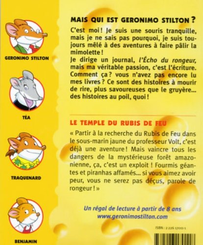 Geronimo Stilton (FR) # 25 : Le temple du rubis de feu (Geronimo Stilton)