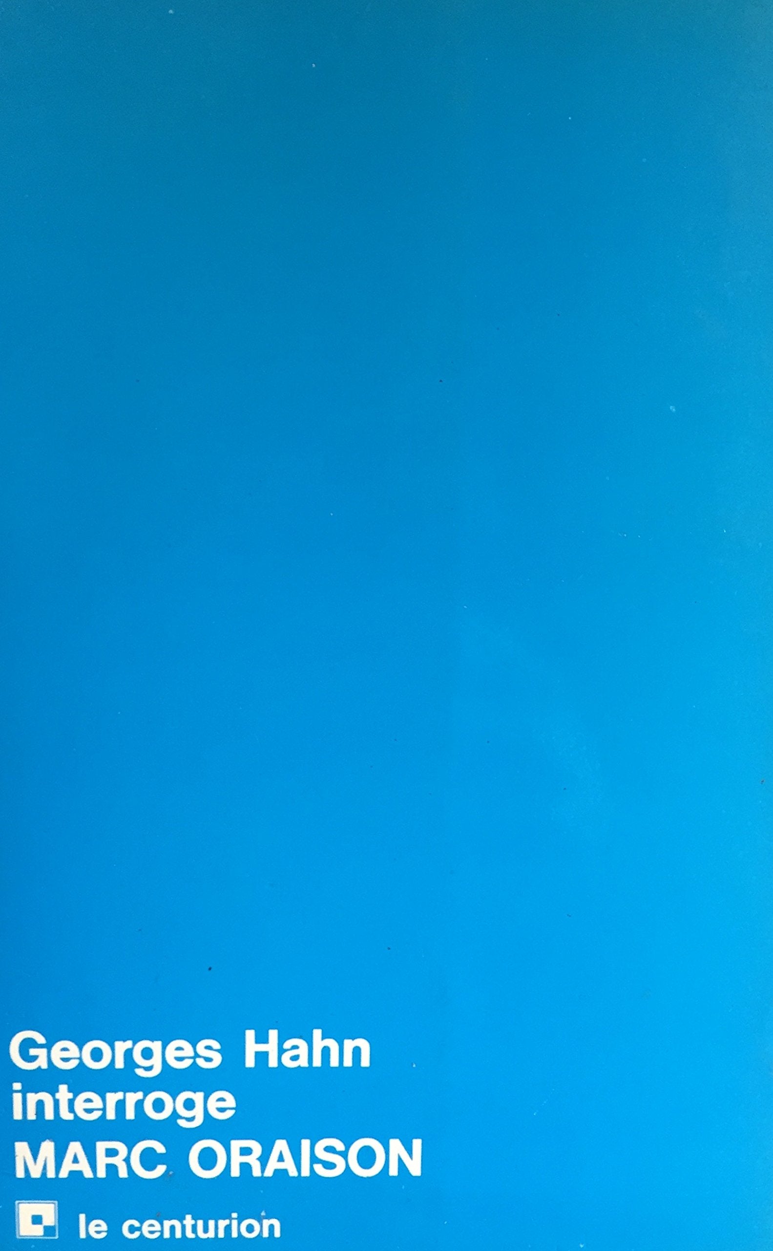 La vie vécue (Marc Oraison)