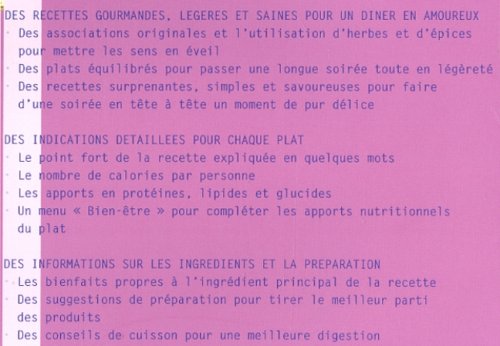 Dîner légers en tête à tête (Solveig Darrigo)