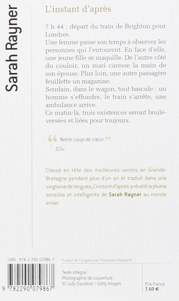 L'instant d'après (Sarah Rayner)