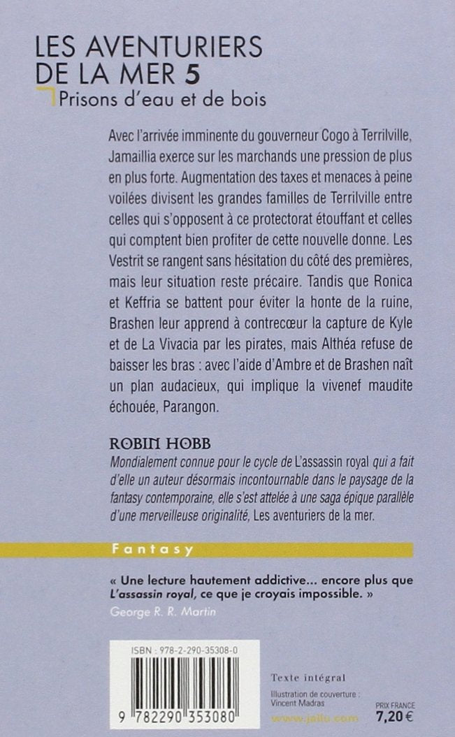 Les aventuriers de la mer # 5 : Prisons d'eau et de bois (Robin Hobb)
