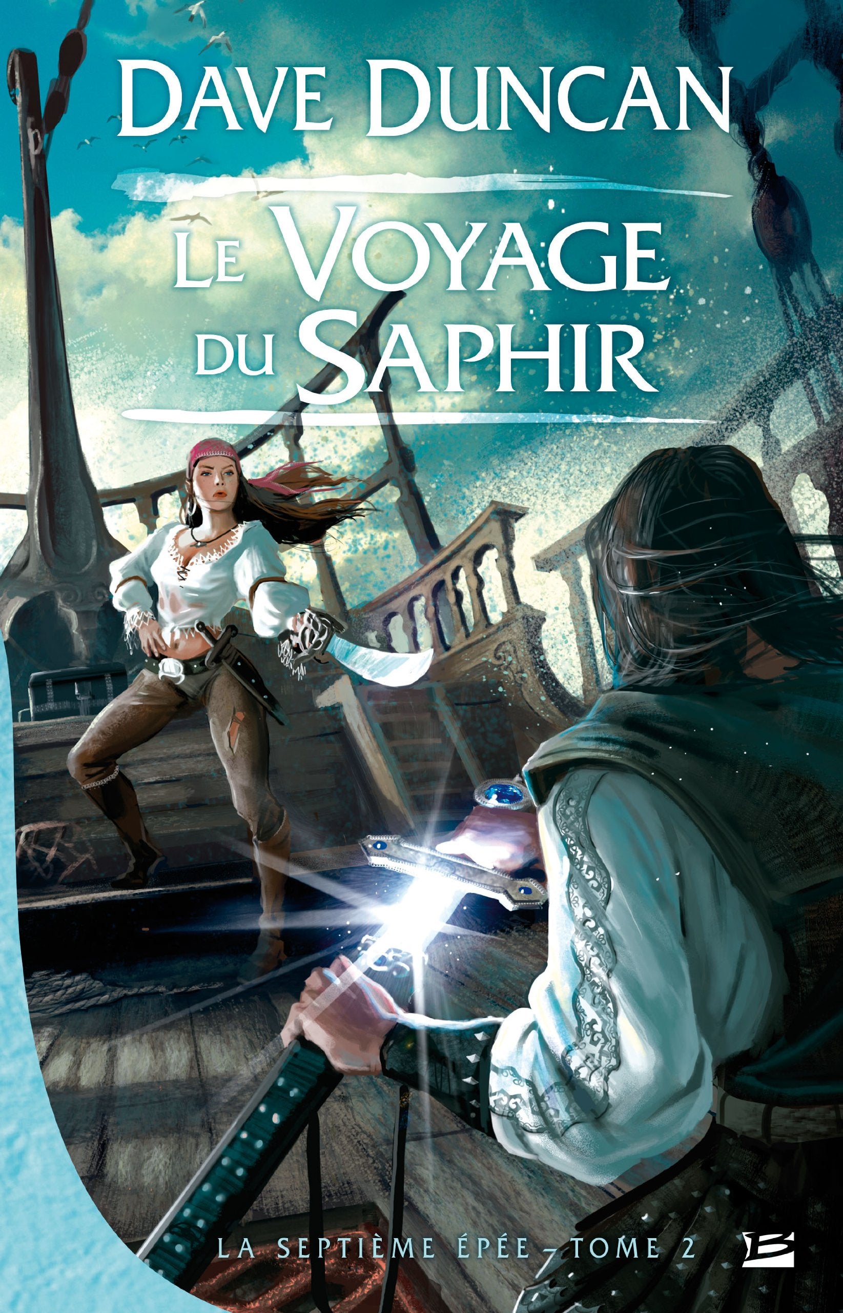 Livre ISBN 2352942039 La septième épée # 2 : Le voyage du saphir (Dave Duncan)