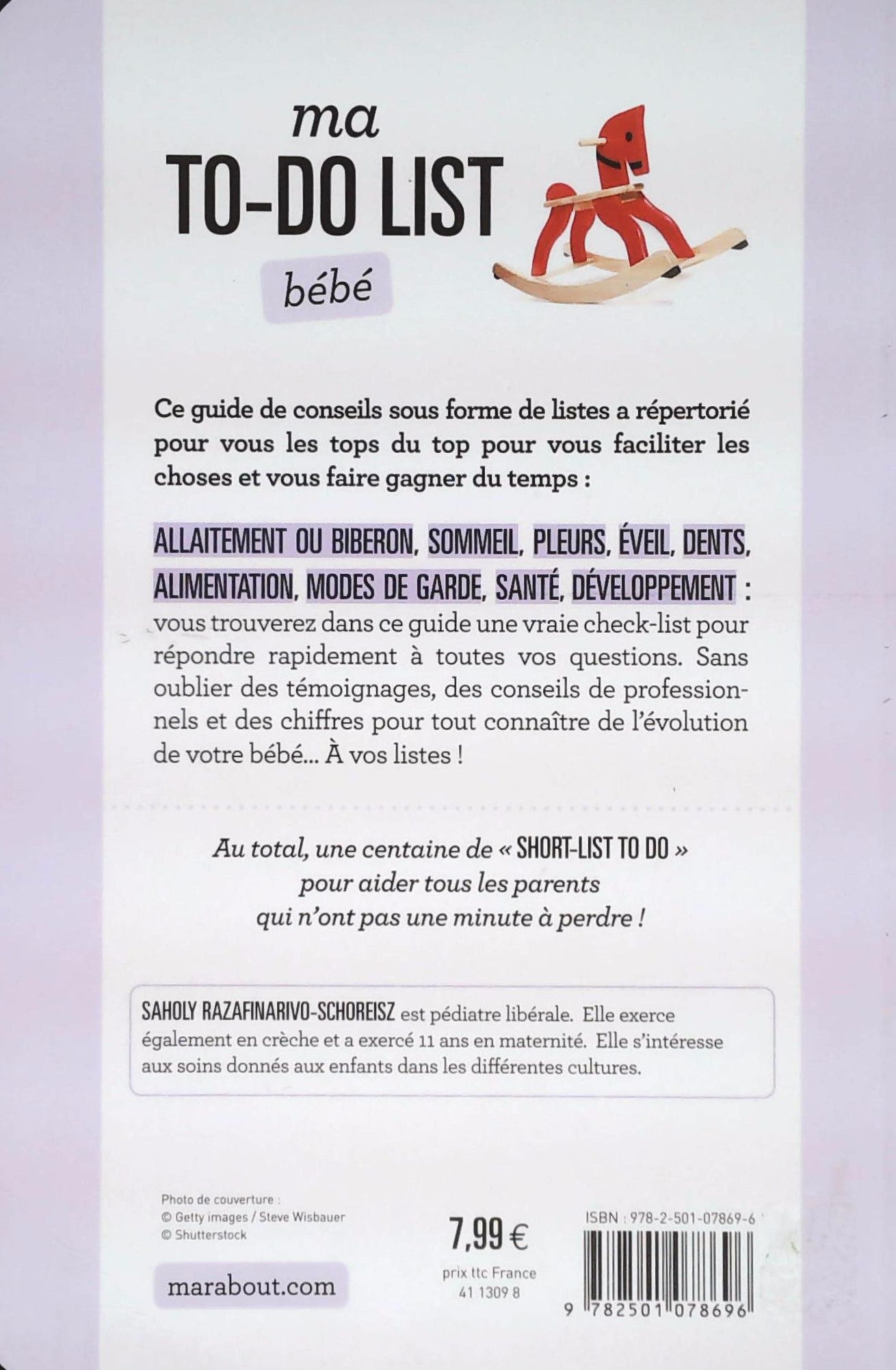 Ma TO-DO List Bébé : 100 Listes pour aller à l'essentiel