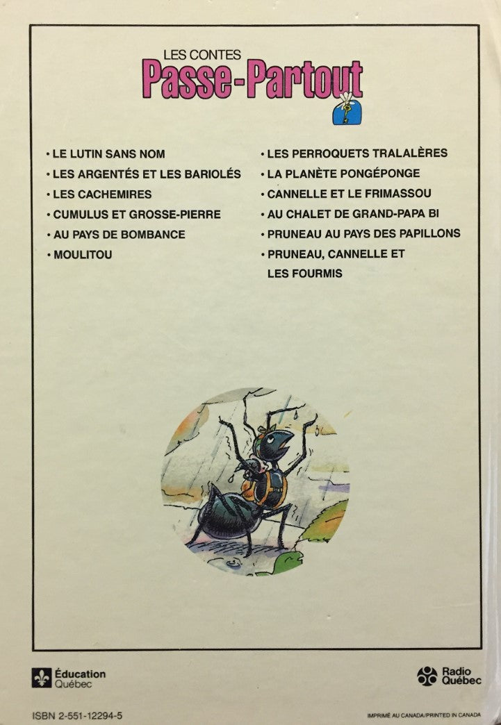 Les contes Passe-Partout : Pruneau, Cannelle et les fourmis (Marielle Richer)