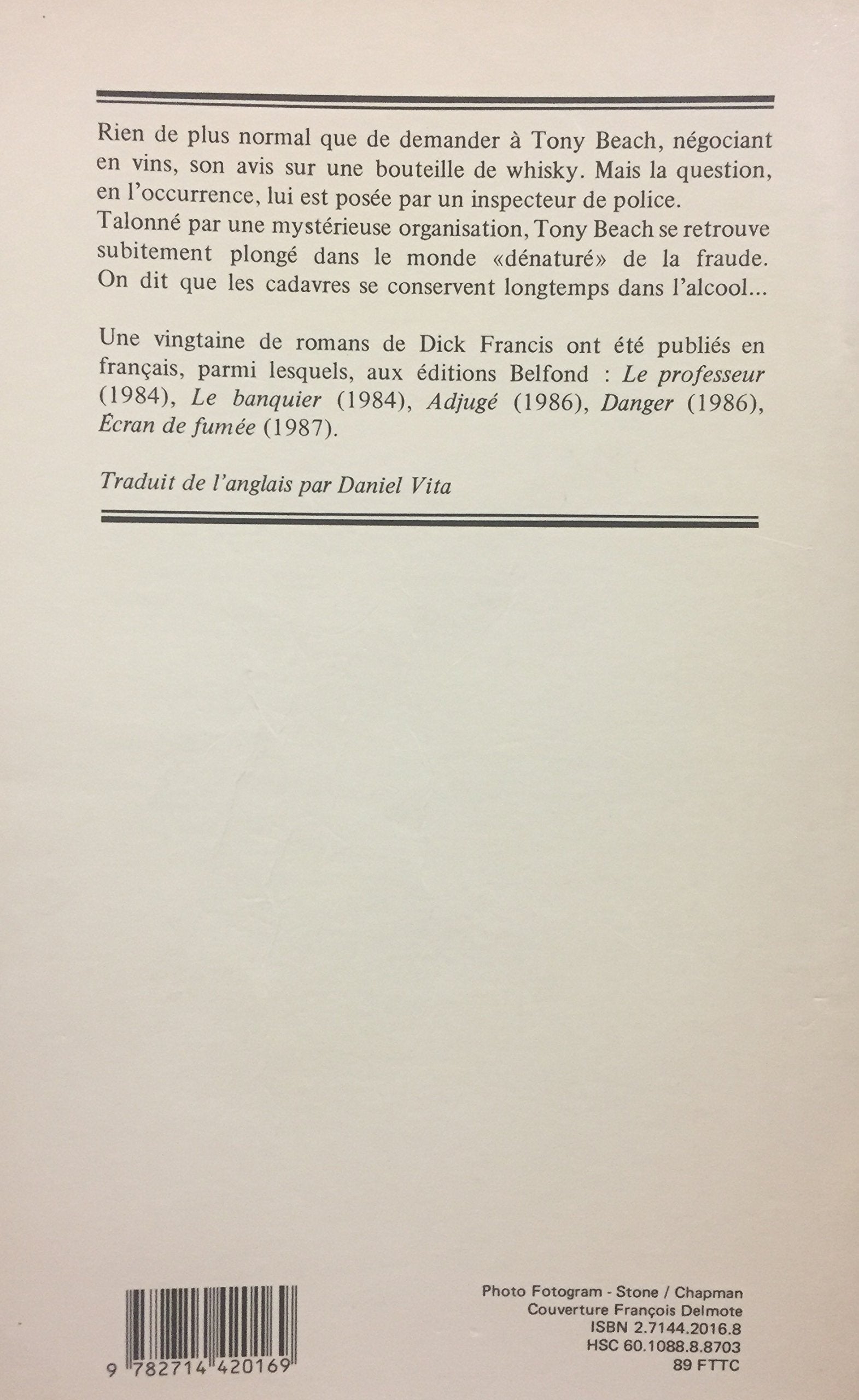 Appellation contrôlée (Dick Francis)