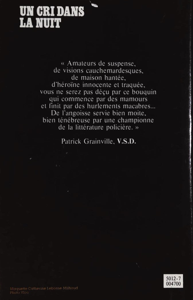 Un Cri dans la nuit (Mary Higgins Clark)