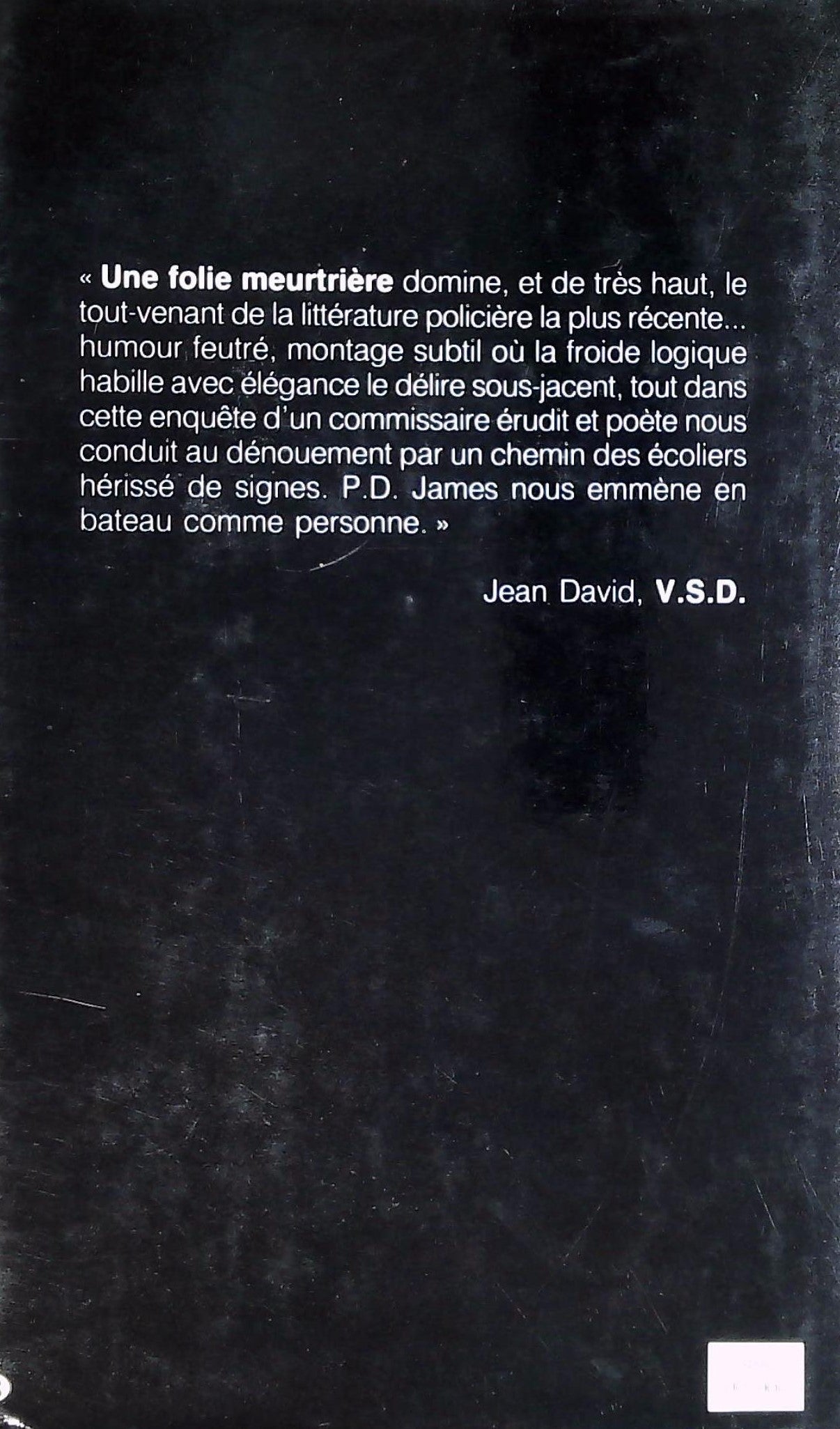 Une folie meurtrière (P.D.James)