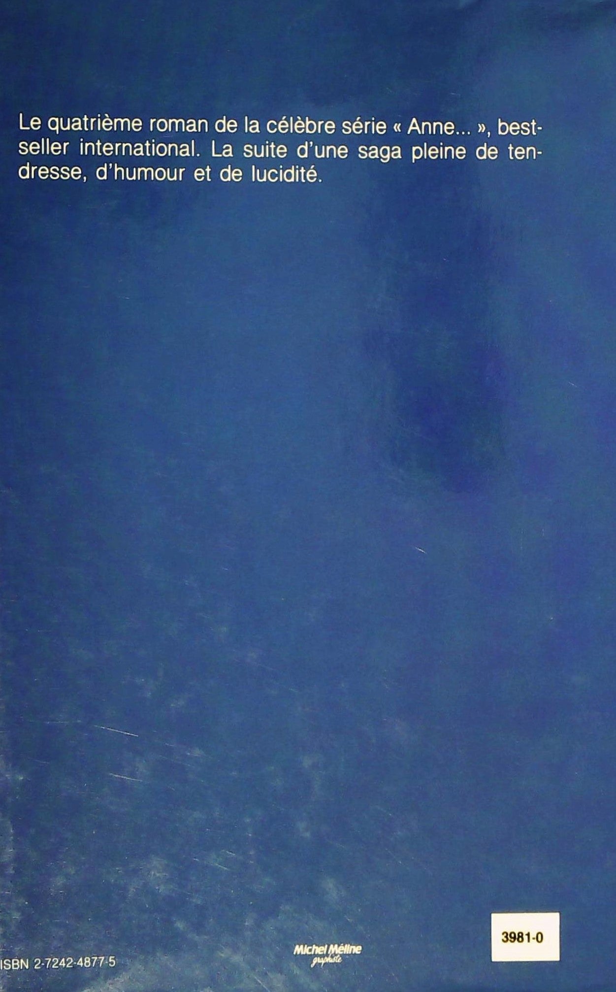 Anne au domaine des peupliers (Lucy Maud Montgomery)