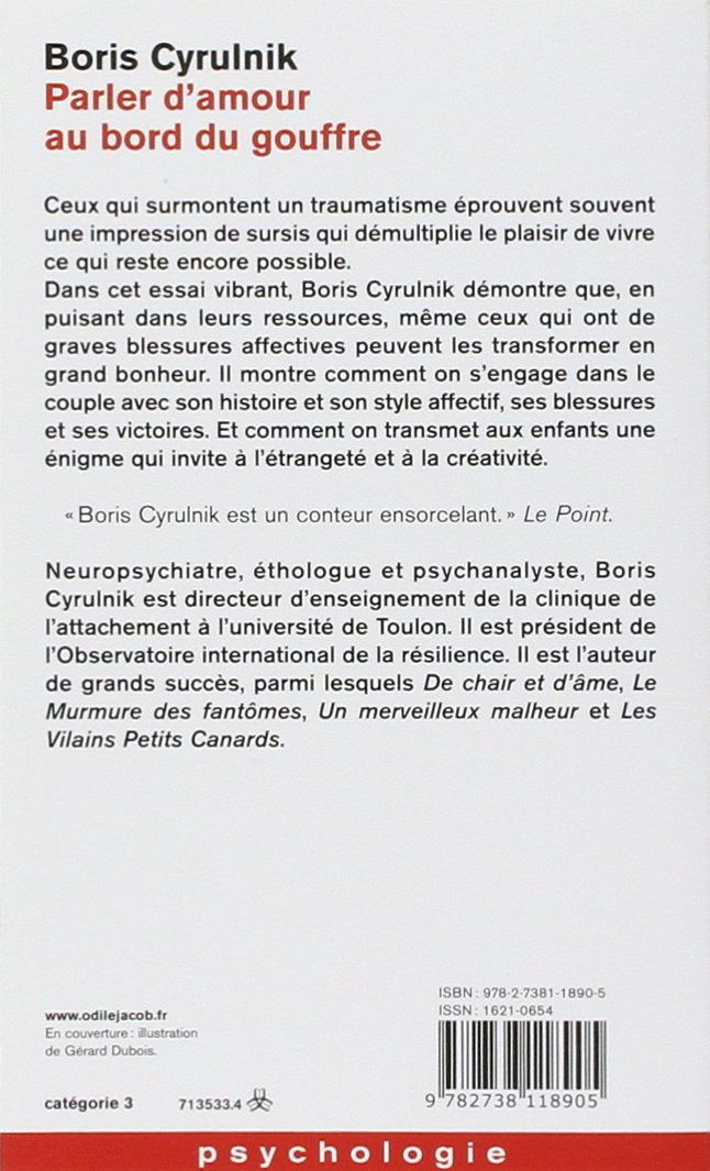 Parler d'amour au bord du gouffre (Boris Cyrulnik)