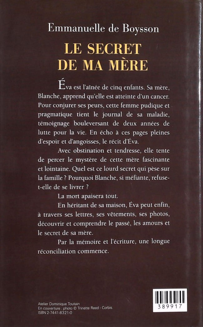 Le secret de ma mère (Emmanuelle de Boysson)