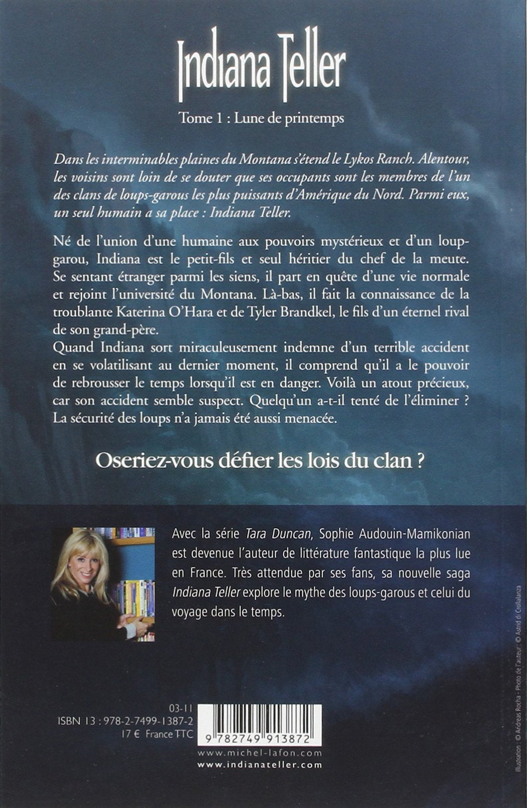 Indiana Teller # 1 : Lune de printemps (Sophie Audouin-Mamikonian)