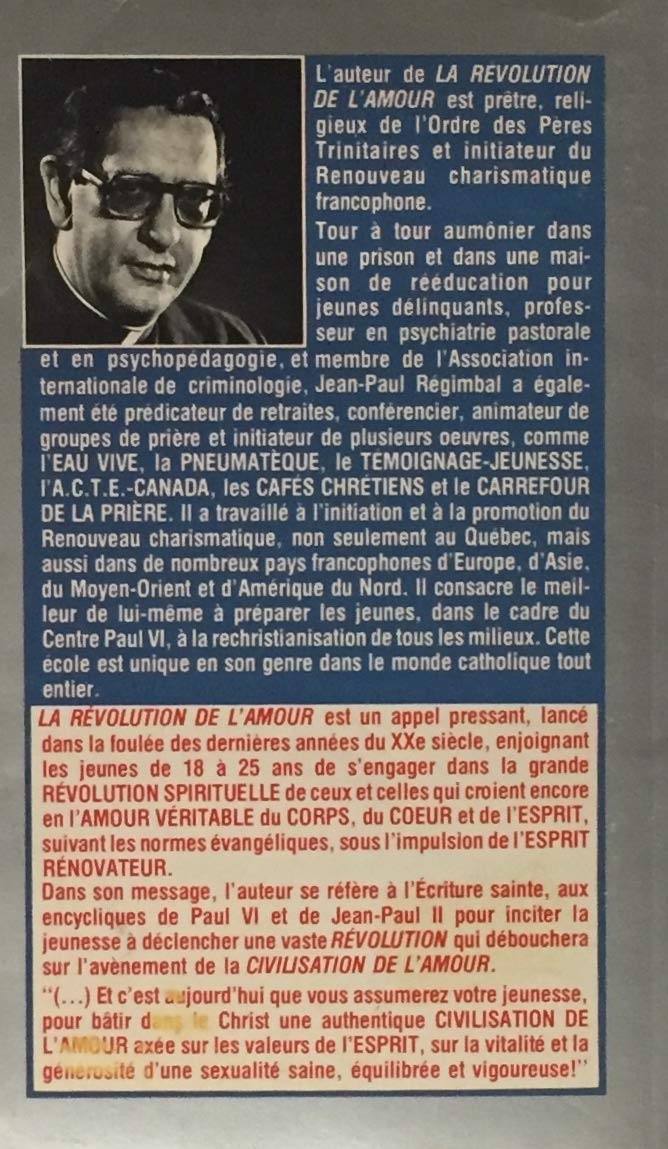 La révolution de l'amour
