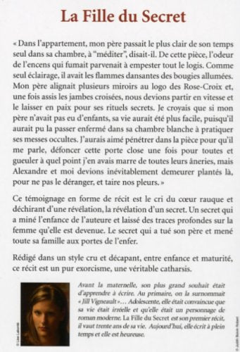 La fille du secret : La mort d'un rose-croix, la vérité sur mon père (Jill Côté)