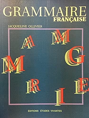 Livre ISBN 2760700003 Grammaire française (Jacqueline Ollivier)