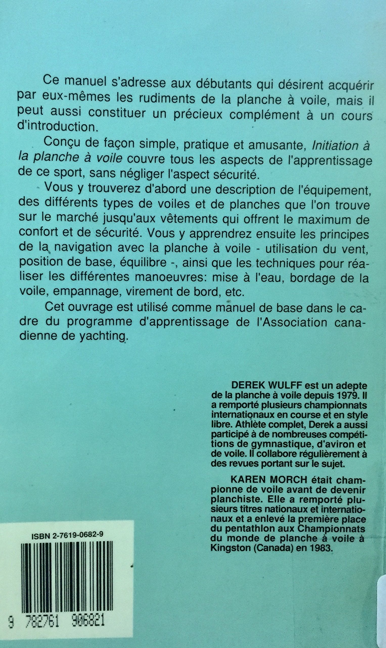 Initiation à la planche à voile (Association Canadienne de Yachting)