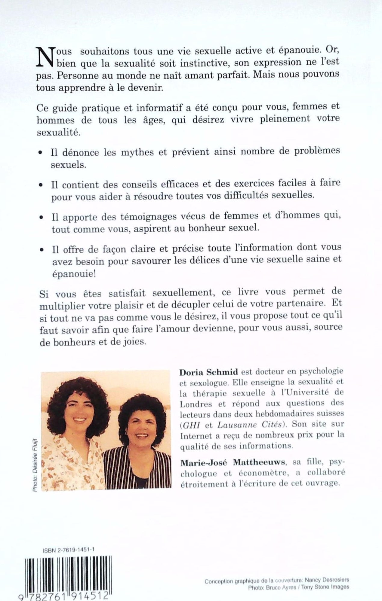 La sexualité pour le plaisir et pour l'amour (Doria Schmid)