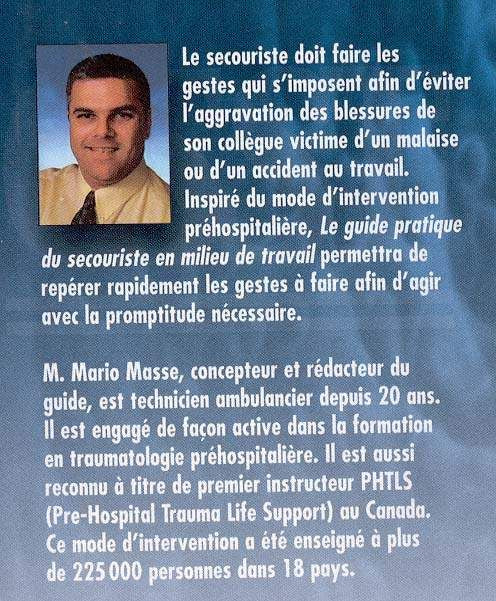 Le guide pratique du secouriste en milieu de travail