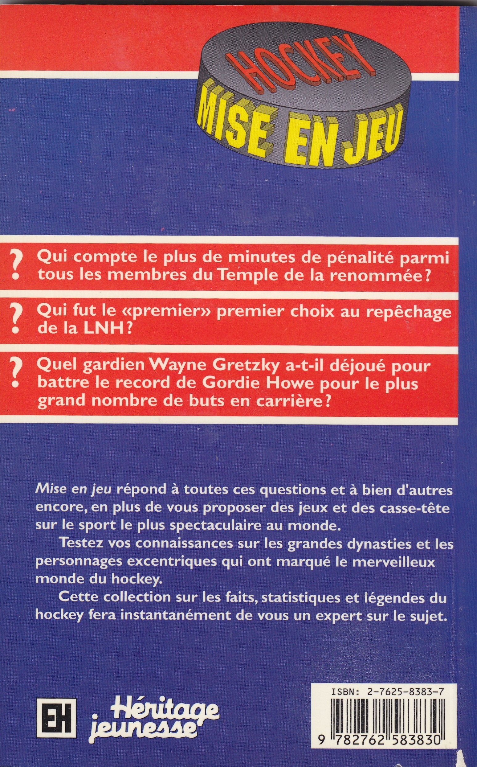 Hockey Mise en jeu : Jouez, apprenez, gagnez (Don Weekes)