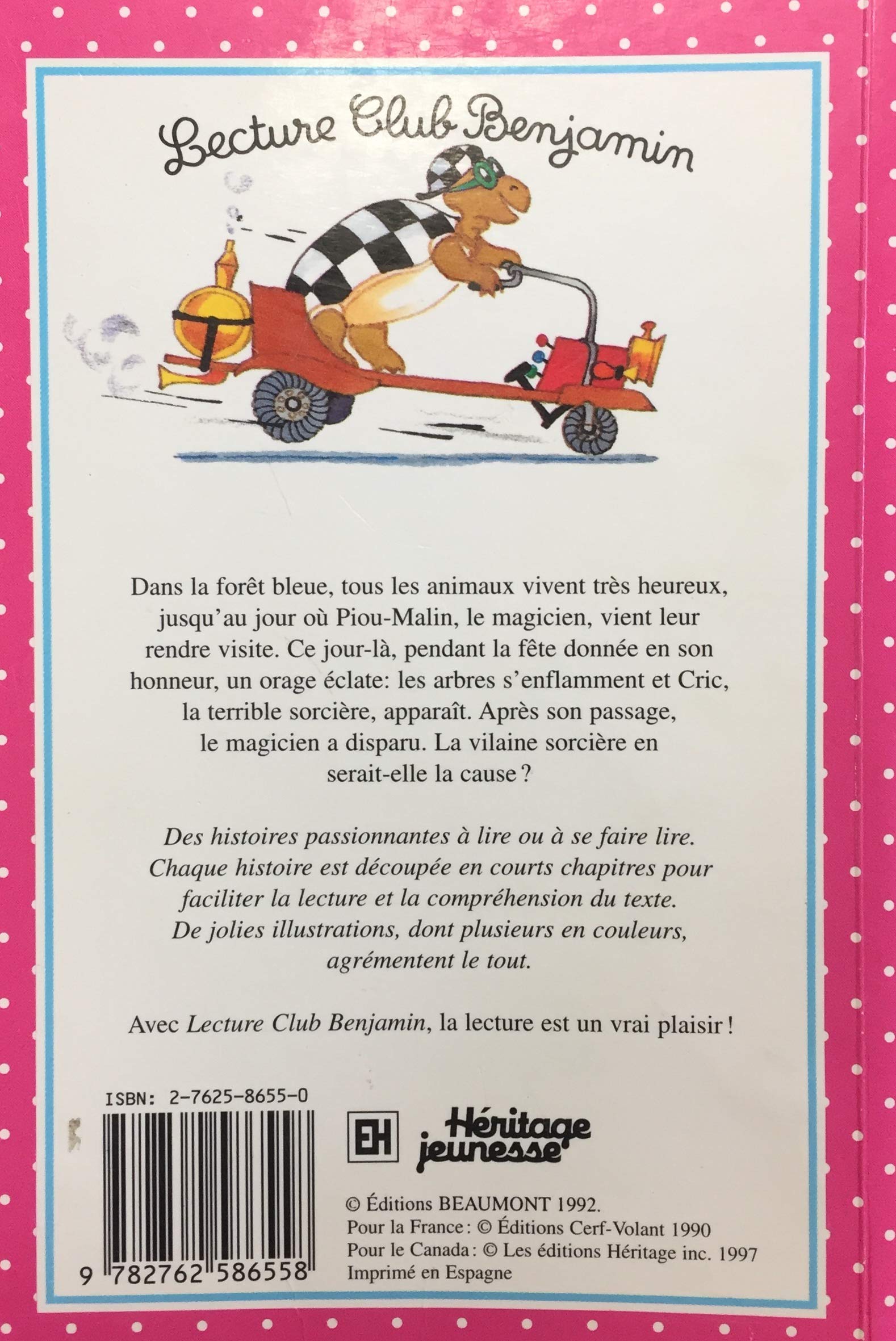 Lecture Club Benjamin : La sorcière et le magicien (Denis Chabot)