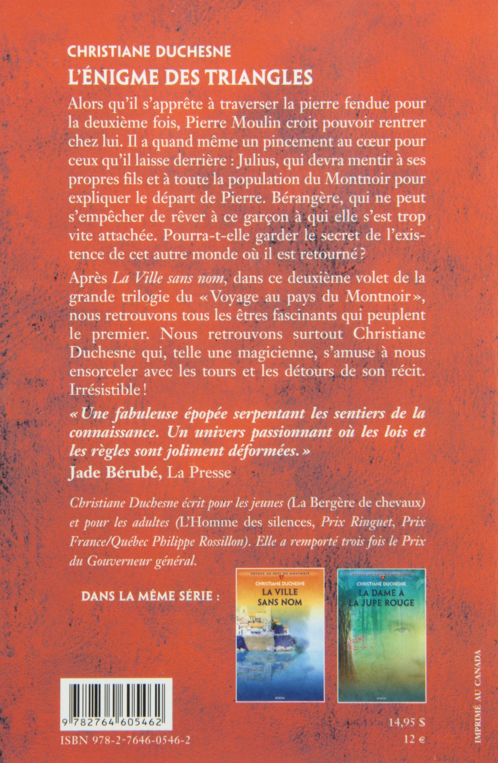Voyage au pays du montnoir # 2 : L'énigme des triangles (Christiane Duchesne)