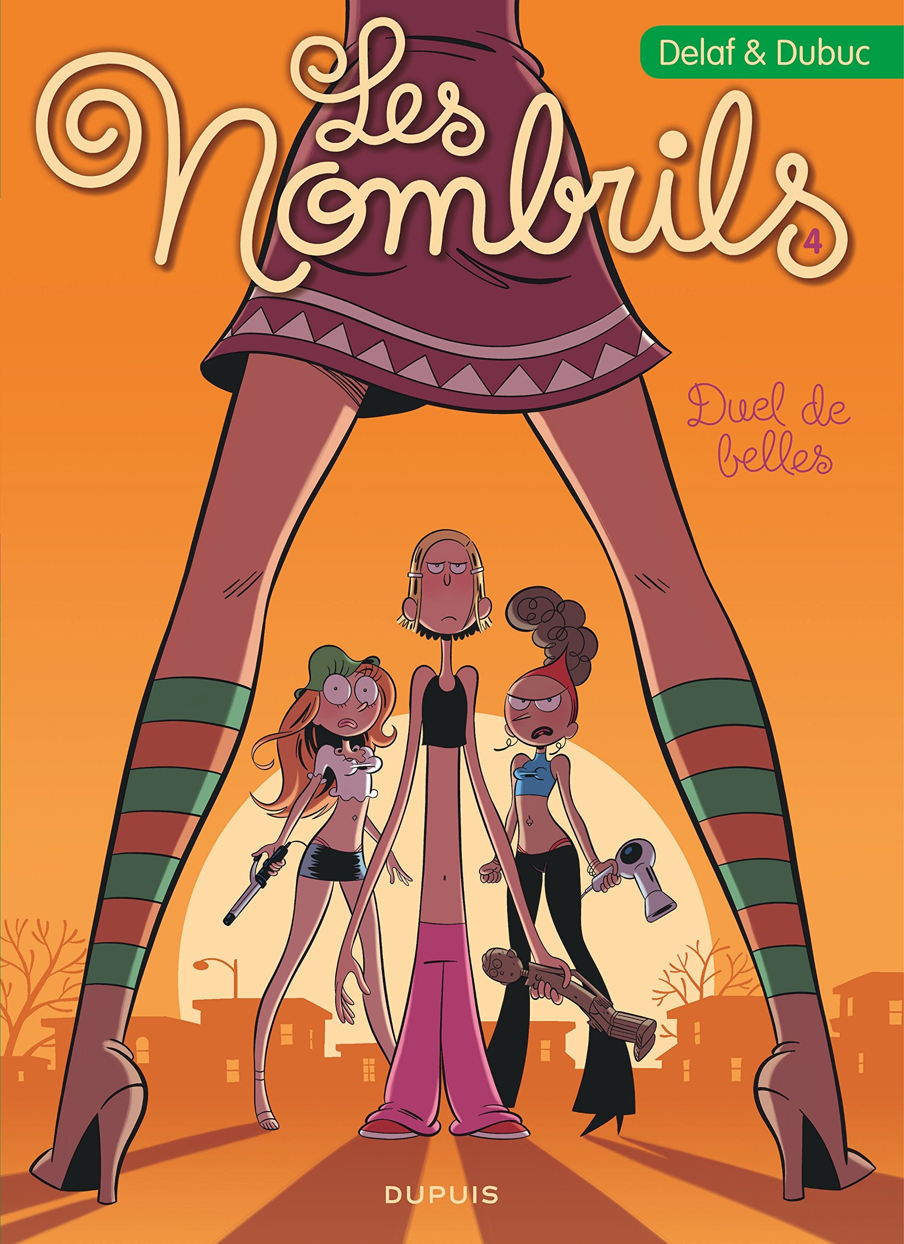 Livre ISBN 2800144122 Les Nombrils # 4 : Duel de belles (Delaf)