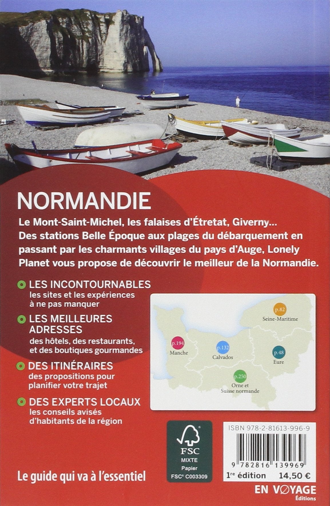 Lonely planet : Normandie : pour découvrir le meilleur de la région