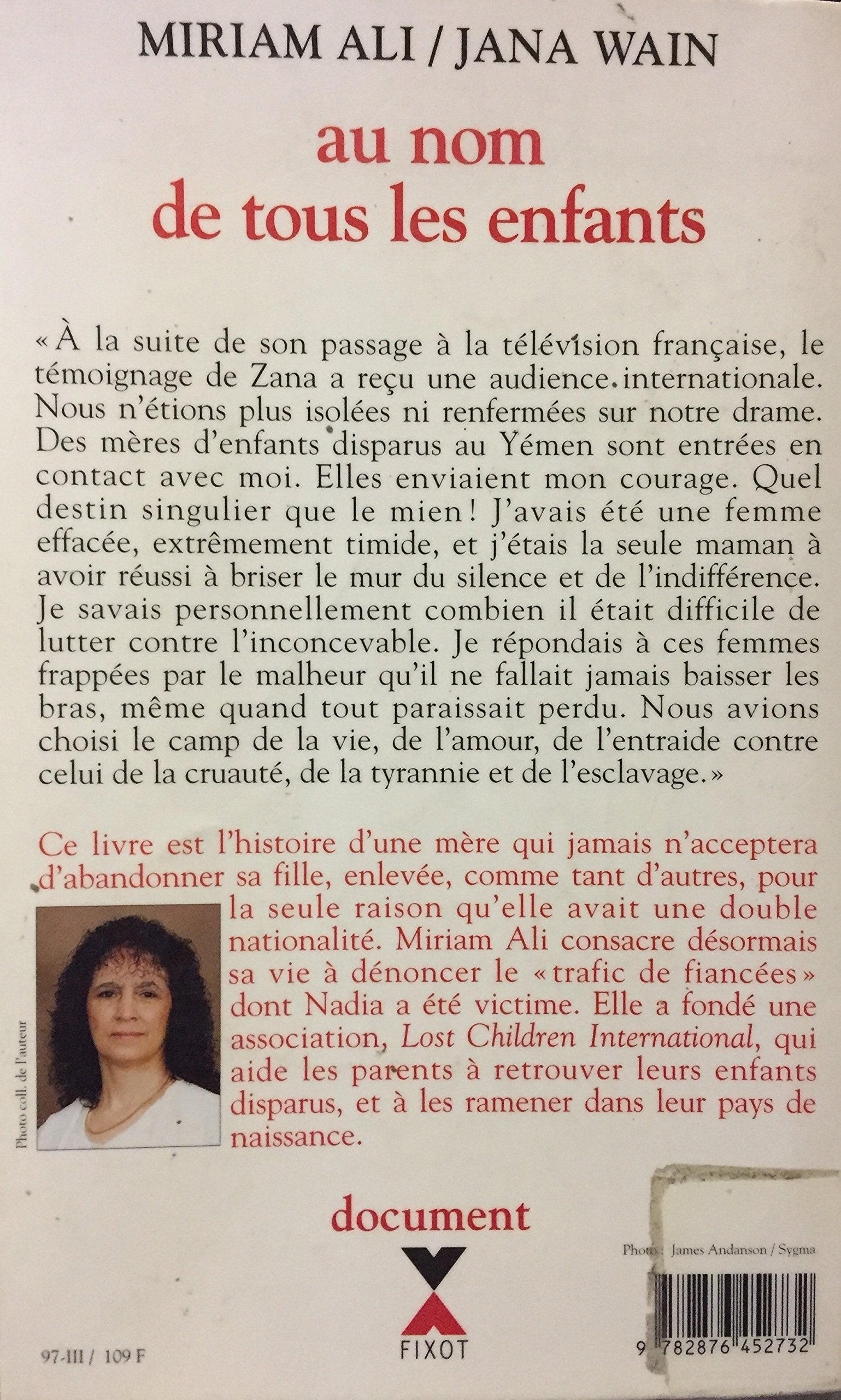 Au nom de tous les enfants (Ali Miriam)