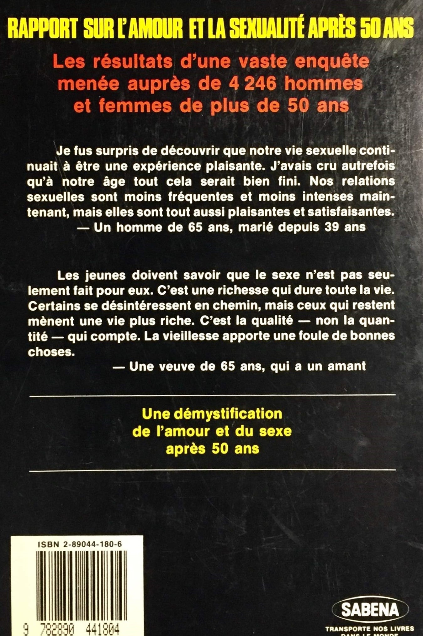 Rapport sur l'amour et la sexualité (Edward M. Brecher)
