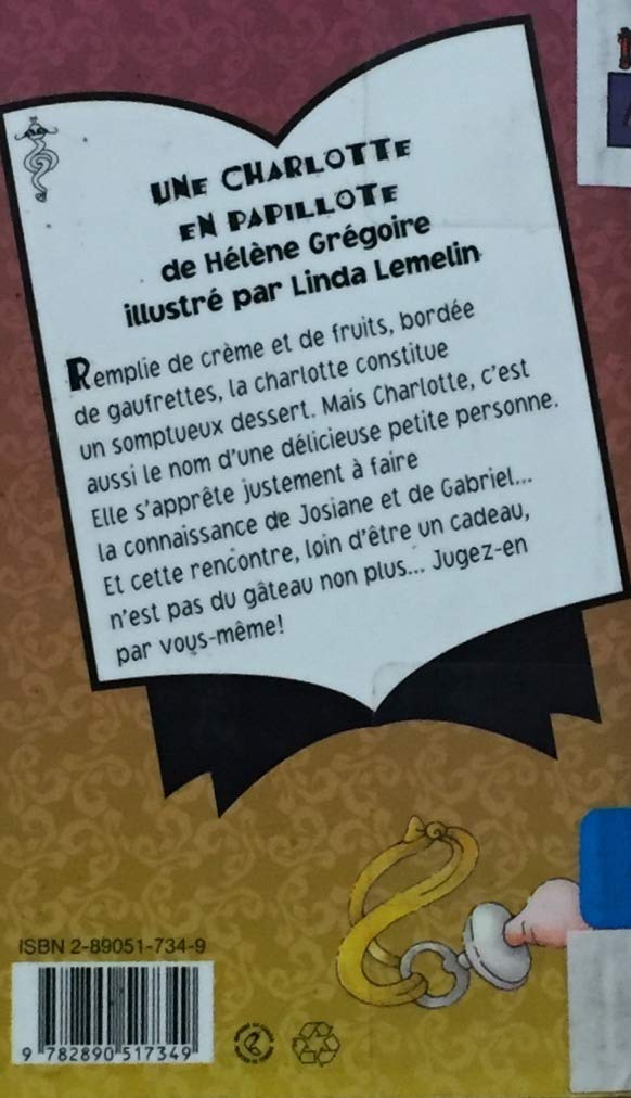 Sésame # 15 : Une Charlotte en papillote (Hélène Grégoire)